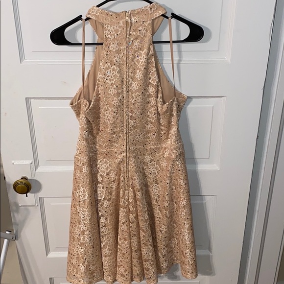 City Studio Champagne Dress - Picture 4 of 4